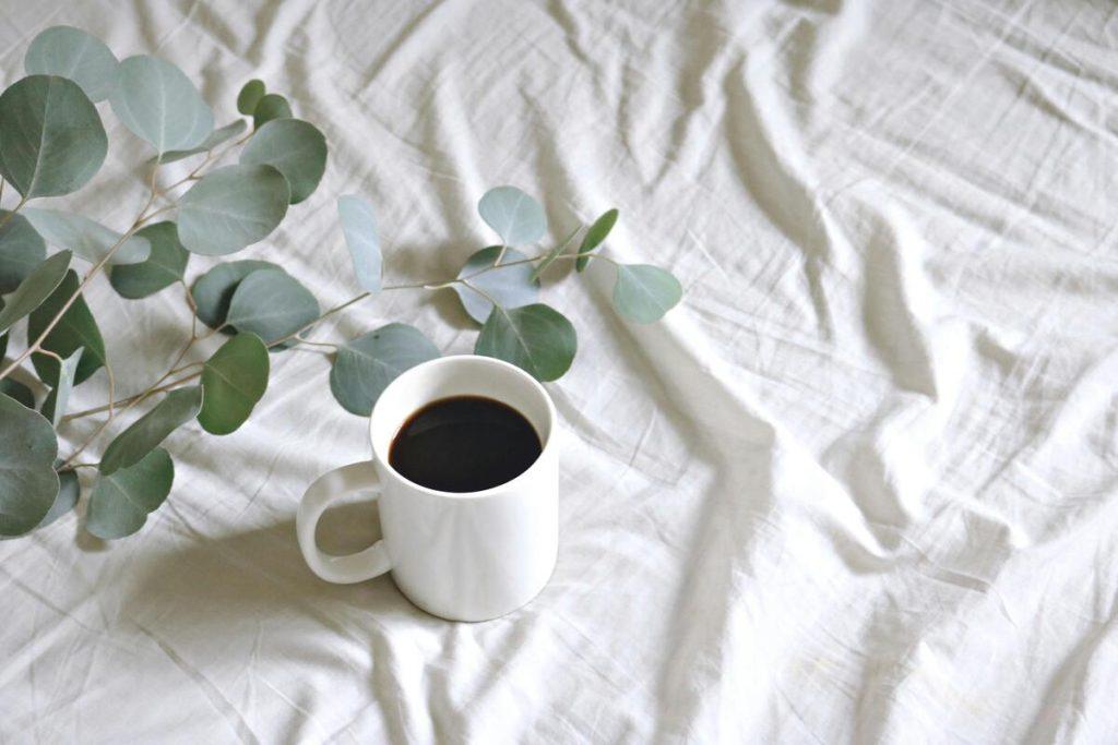 A cup of black coffee 